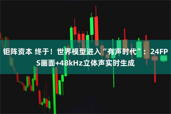 钜阵资本 终于！世界模型进入“有声时代”：24FPS画面+48kHz立体声实时生成